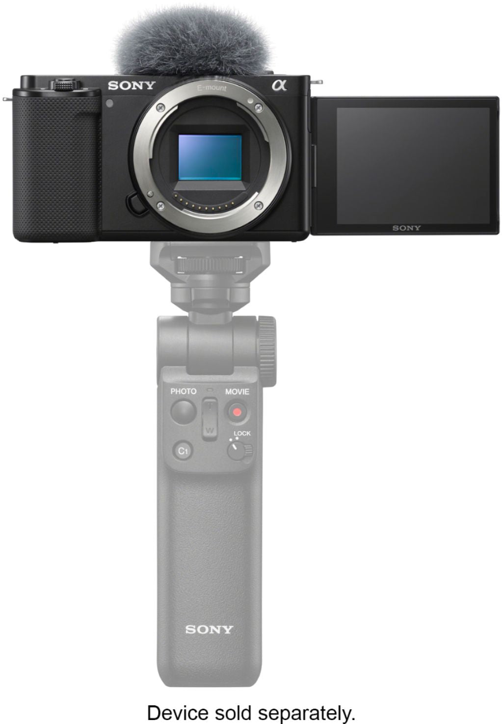 Sony - Alpha ZV-E10 Mirrorless Vlog Camera - Body Only - Black