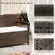Outdoor Storage Bench Deck Box Patio Furniture with Cushion