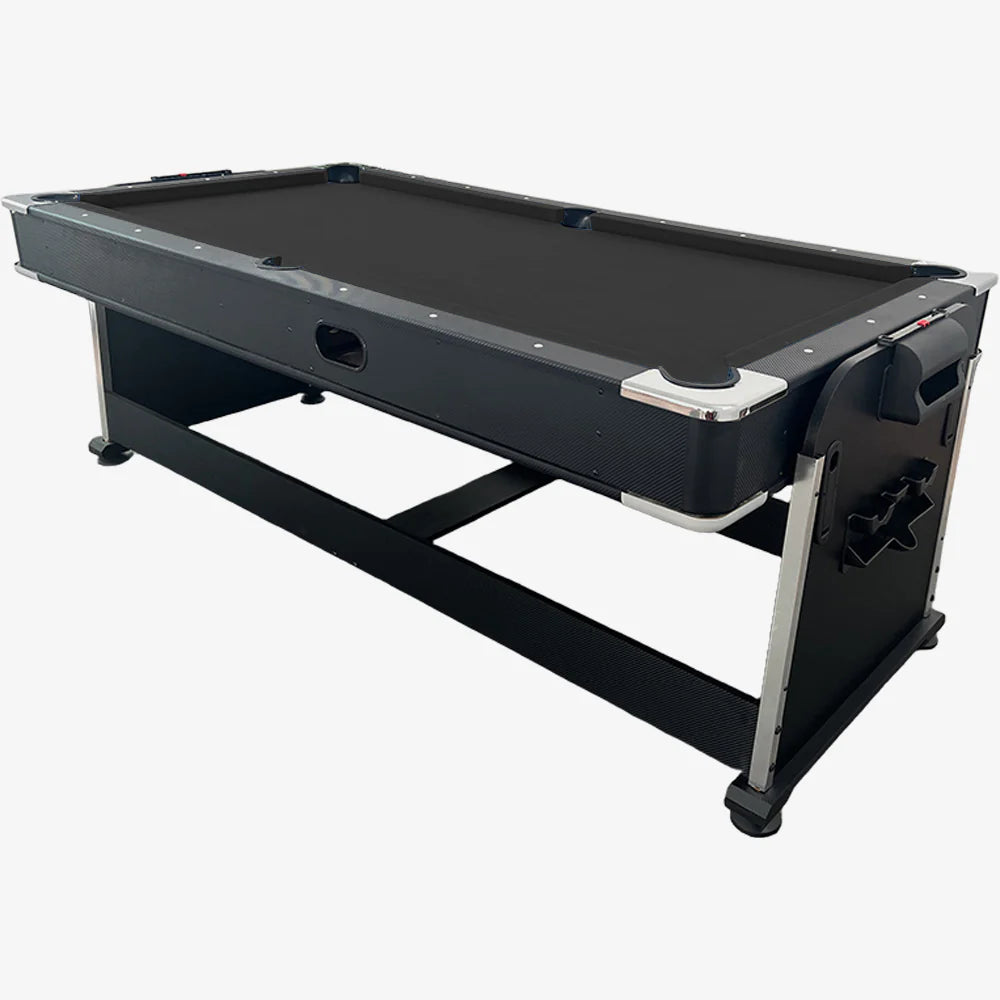4 In 1 Multi-functional Game Table with Full Accessories for Home, MDF, 7Ft