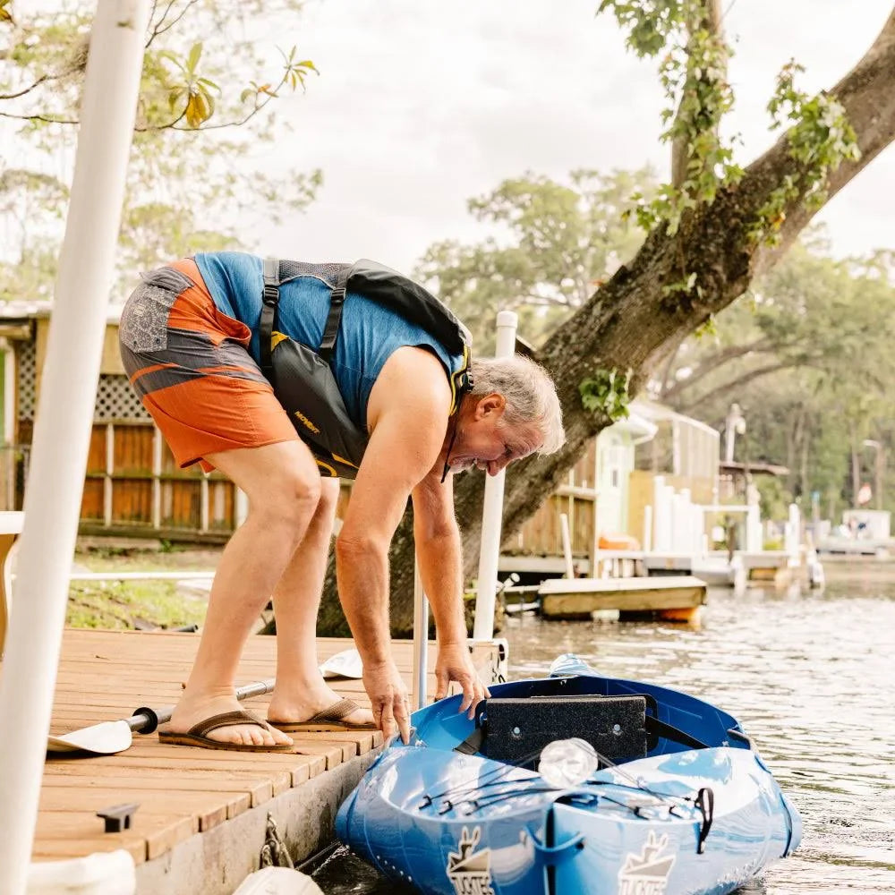 TUCKTEC Folding Kayak | Hard-Shell | 2-Minute Set-Up | Foldable, Portable Kayak Pink