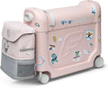 JetKids by Stokke Travel Bundle - Includes Kid’s Ride-On Suitcase & In-Flight Bed + Crew BackPack - Best for Ages 3-7