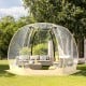 11 x 11 Feet Clear Dome Pop up Bubble Tent with Carrying Bag for 6-10 People
