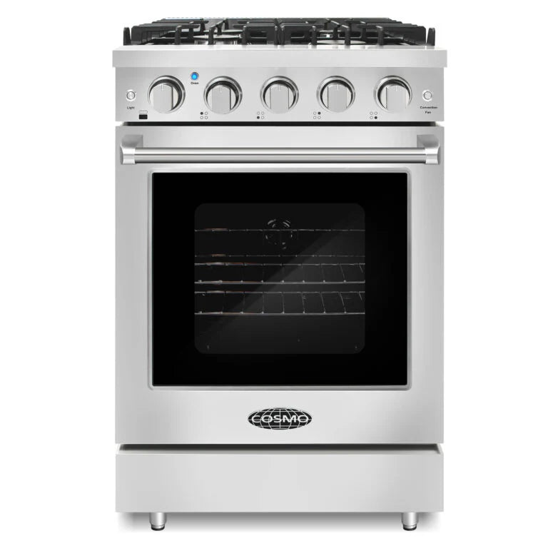 Cosmo 24" Professional Style Gas Range 3.7 cu. ft. Oven Capacity