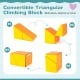 6 Pieces Foam Climbing Blocks Soft Play Climbing for Toddlers with Tunnel