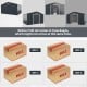 11 x 8 Feet Metal Storage Shed for Garden and Tools with 2 Lockable Sliding Doors