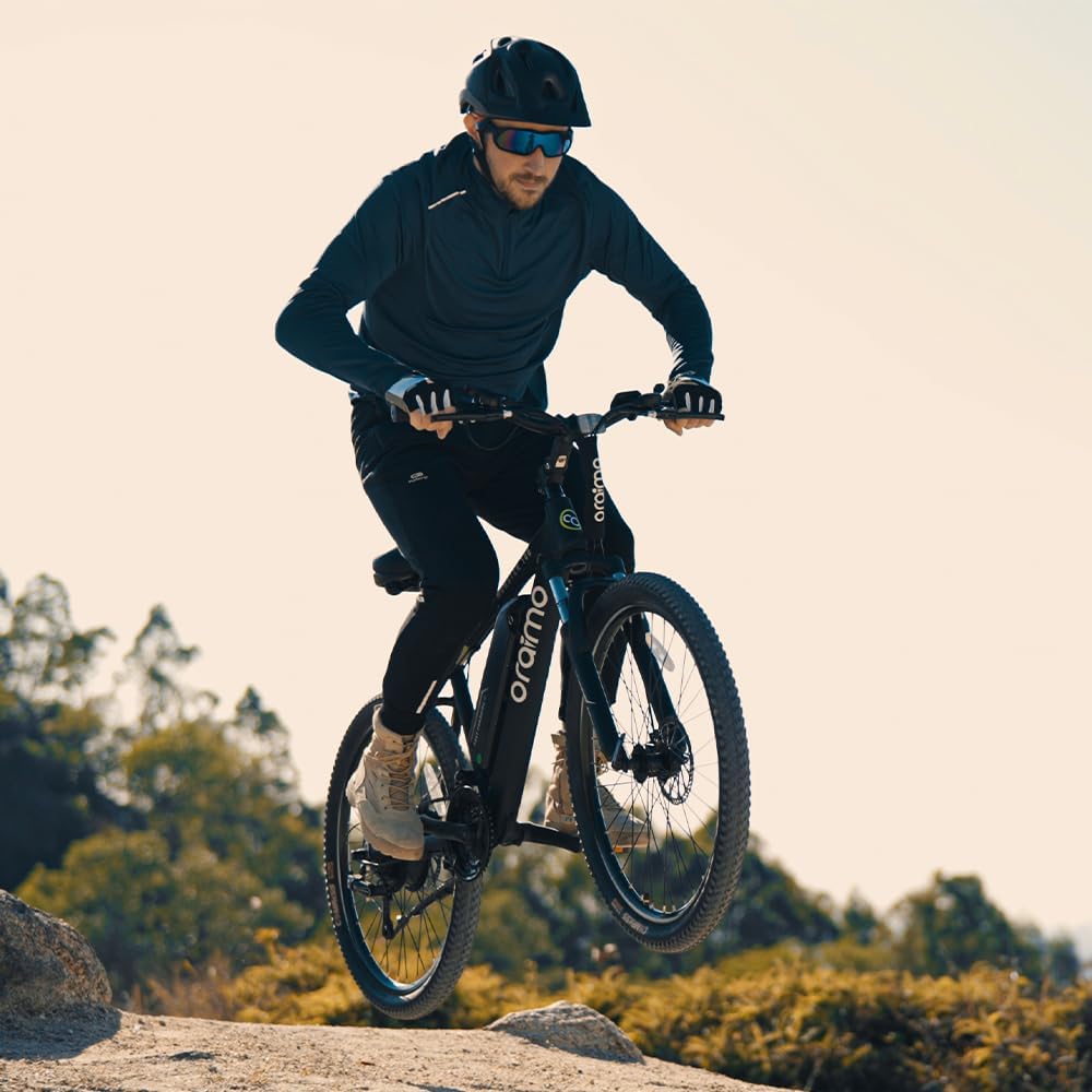 Adult Electric Bike, 350W BAFANG Motor (500W Peak), 4A 3H Fast Charging, 468Wh Li-Ion Battery, 21 Speed Gears, Air Saddle, 45 Miles 20 MPH 26" Mountain Bike Electric Bike, ANSI/CAN/UL2849 Compliant