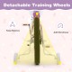 18 Inch Girl Bike with Basket with Detachable Training Wheels for 4-8 Years Old