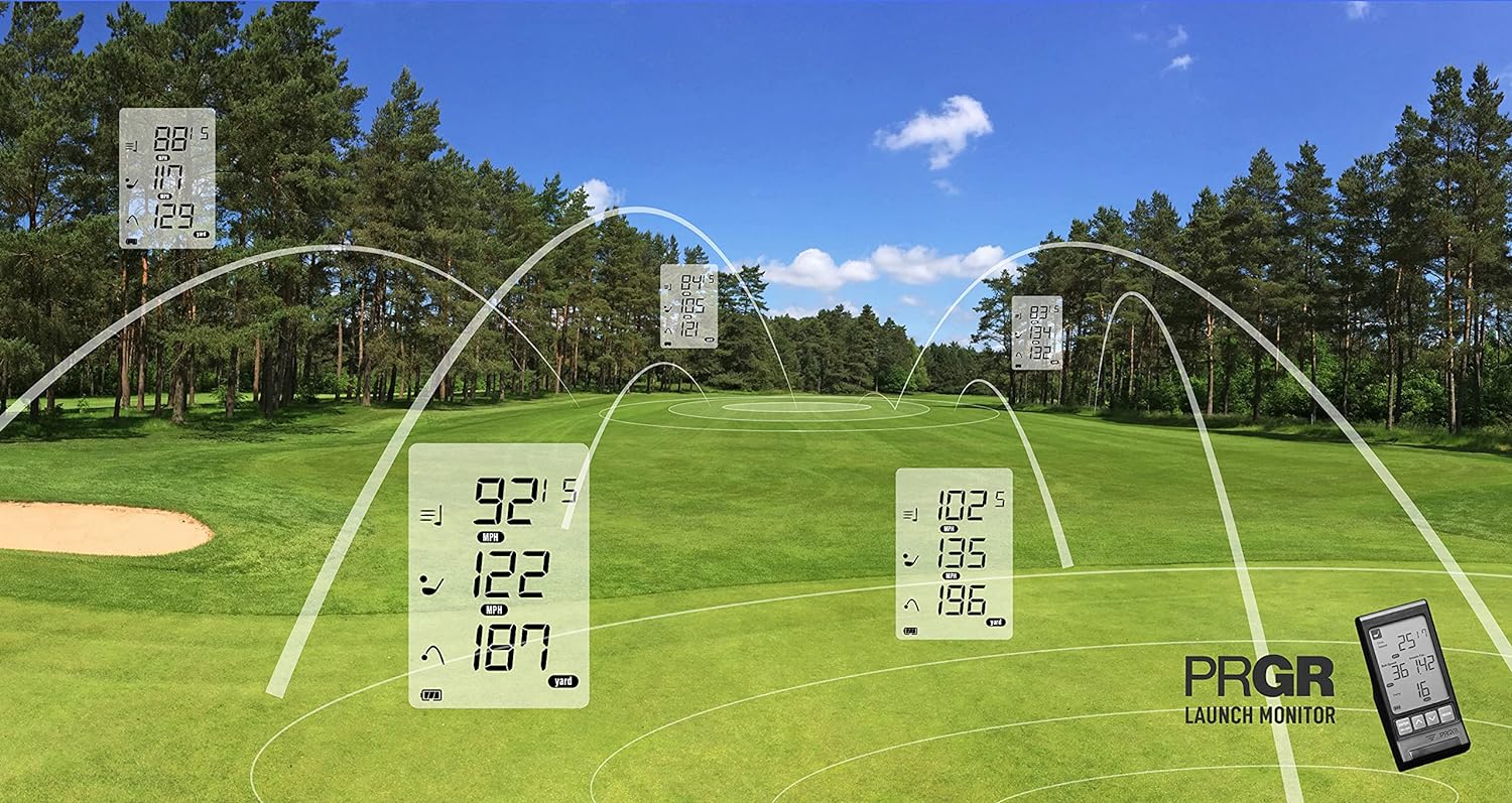 Black Pocket Launch Monitor HS-130A (New 2021 Model)