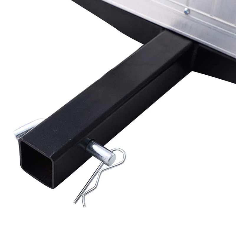 500LBS Capacity Hitch Cargo Carrier Fits 2" Receiver, 60" x 22" x 7" Mount Luggage Rack, Aluminum Trailer Vehicle Cargo Basket for SUV Truck Car