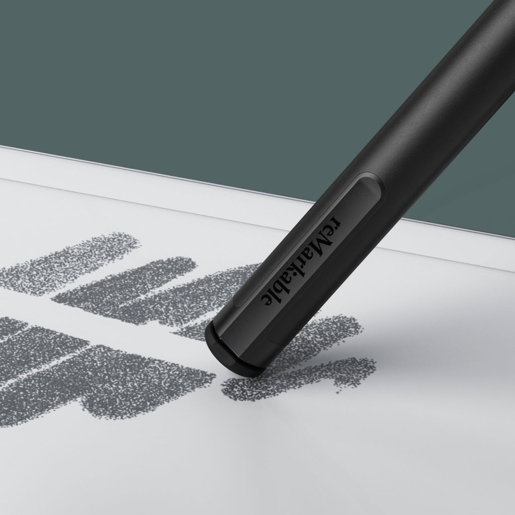 reMarkable 2 – 10.3” Paper Tablet with Marker Plus and Premium Leather Book Folio – Black