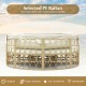 Outdoor Patio Round Daybed with Retractable Canopy and Soft Cushions