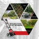 Corded Electric Tiller and Cultivator 9-Inch Tilling Depth
