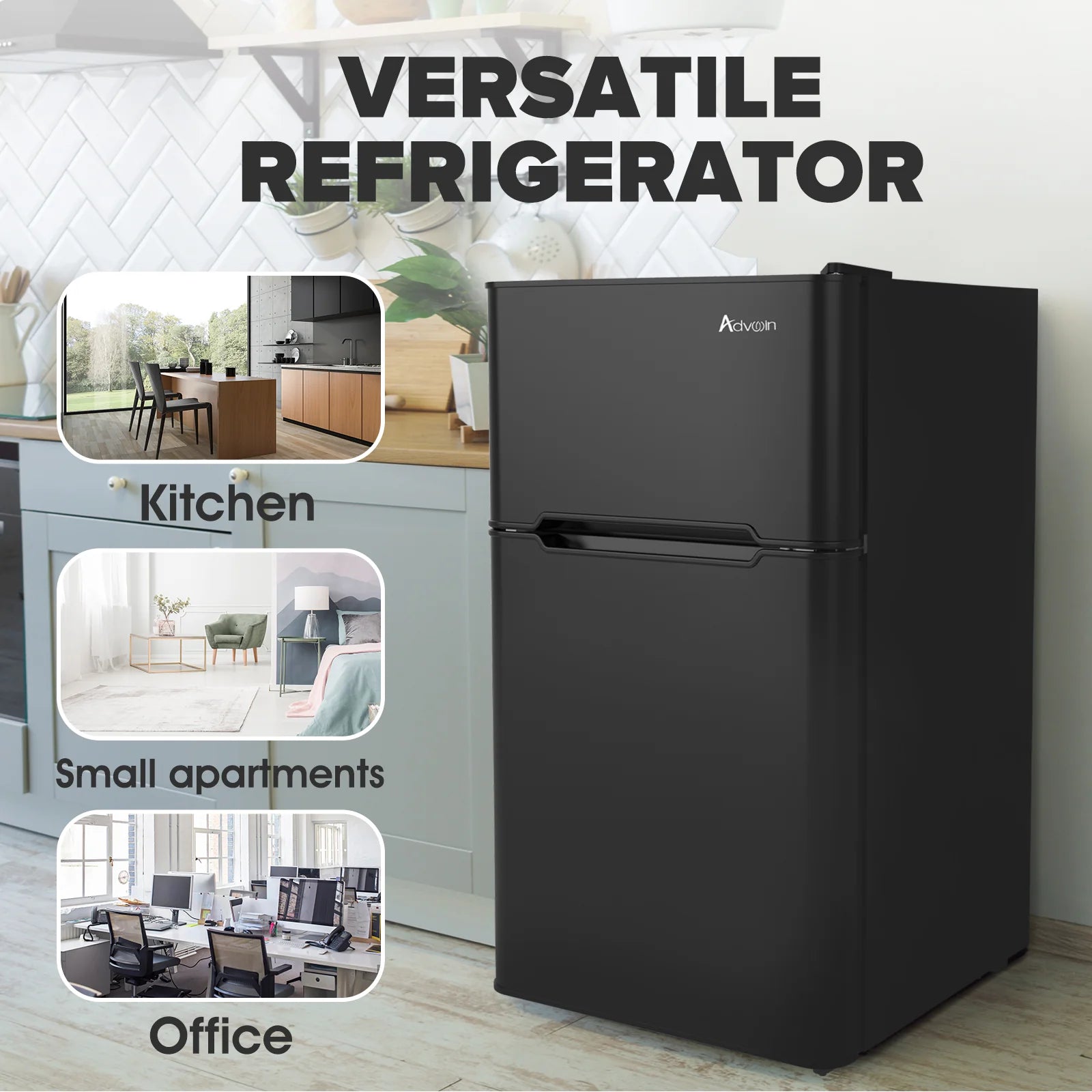 90L Electric Mini Fridge Freezer Portable
