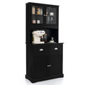 Giantex Kitchen Pantry Buffet Cabinet Storage Organizer