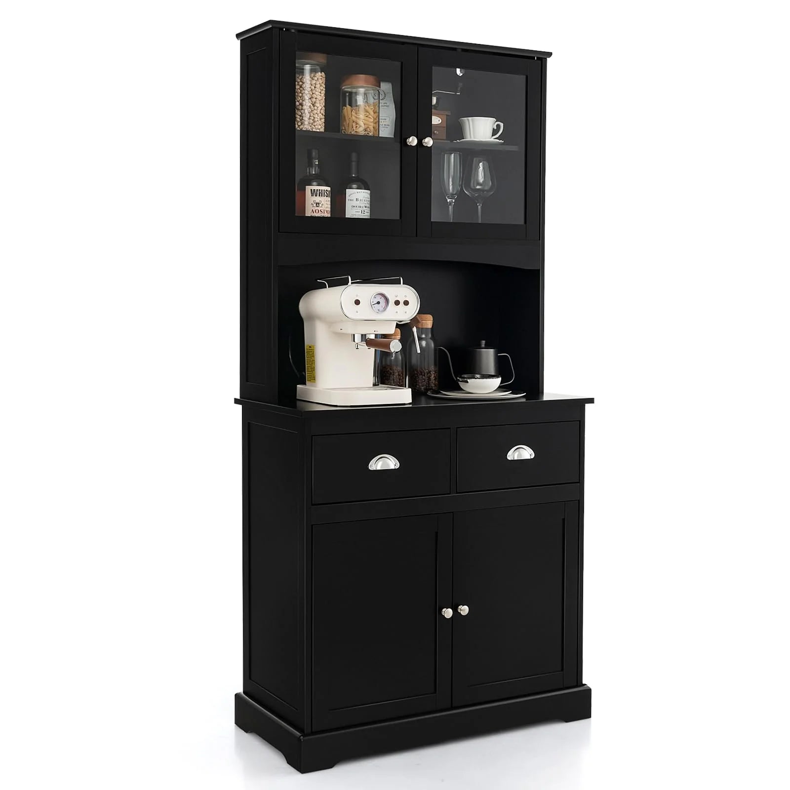Giantex Kitchen Pantry Buffet Cabinet Storage Organizer