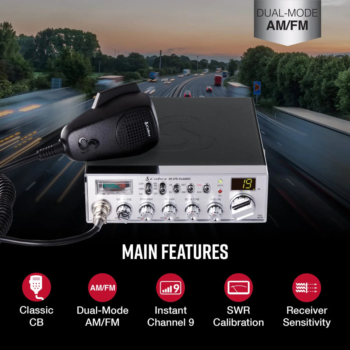 Cobra 29 LTD Classic AM/FM Professional CB Radio
