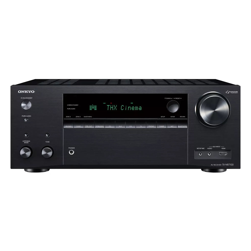 Onkyo TX-NR7100 9.2 Channel THX Certified 8K AV Receiver with Dolby Atmos, Alexa Compatible